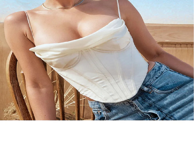 Corset Crop Top A T FASHION STORE