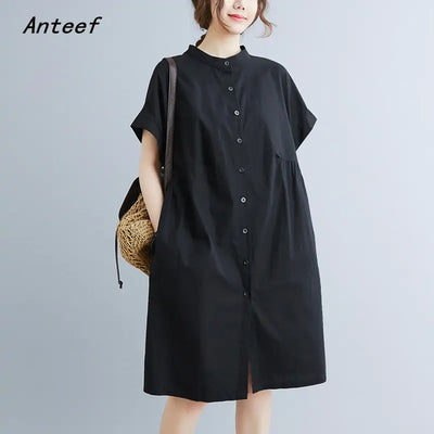 Summer Shirt Dress AT Fashion store