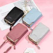 Women's Wallet Bag With Cell Phone Strap A T FASHION STORE