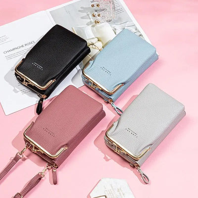 Women's Wallet Bag With Cell Phone Strap A T FASHION STORE