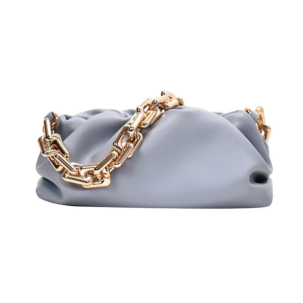 Soft Leather Cloud Bag: Women's Single Shoulder Purse A T FASHION STORE