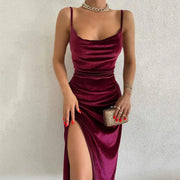 Sleeveless Evening Gown: Elegant Chic A T FASHION STORE