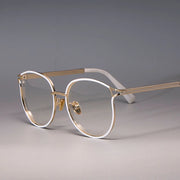 Cat Eye Glasses Metal Frames A T FASHION STORE