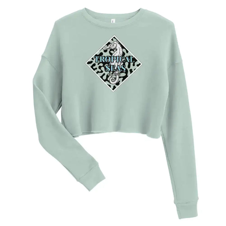 Women's Seahorse Crop-Top Sweatshirt A T FASHION STORE