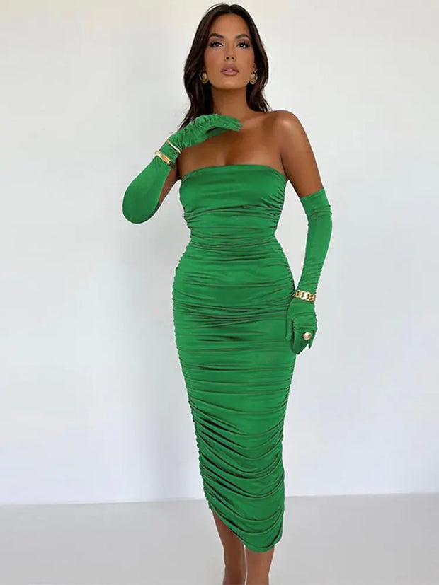 Strapless Backless Tight Dress A T FASHION STORE