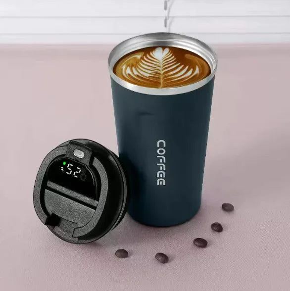 Stainless Steel Insulated Cup with Intelligent Temperature Display A T FASHION STORE