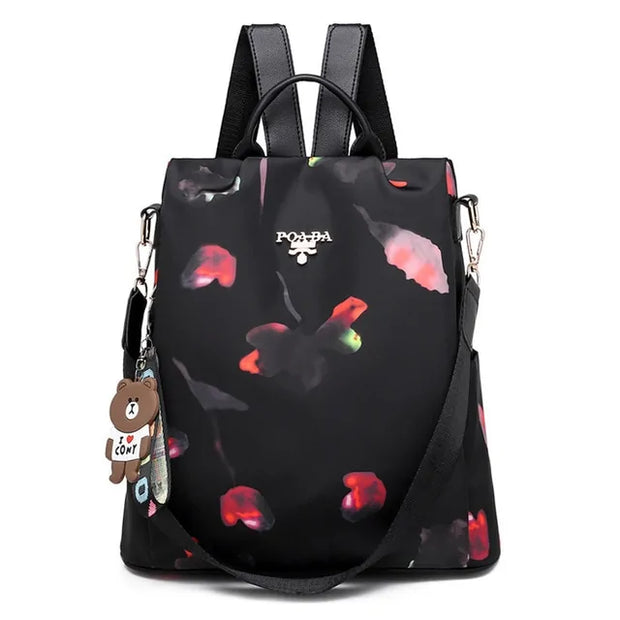 Women's Waterproof Oxford Backpack A T FASHION STORE