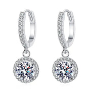 Moissanite Earrings A T FASHION STORE