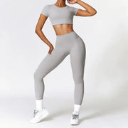 Women's 2 Piece Tight Quick-Drying Fitness Suit A T FASHION STORE