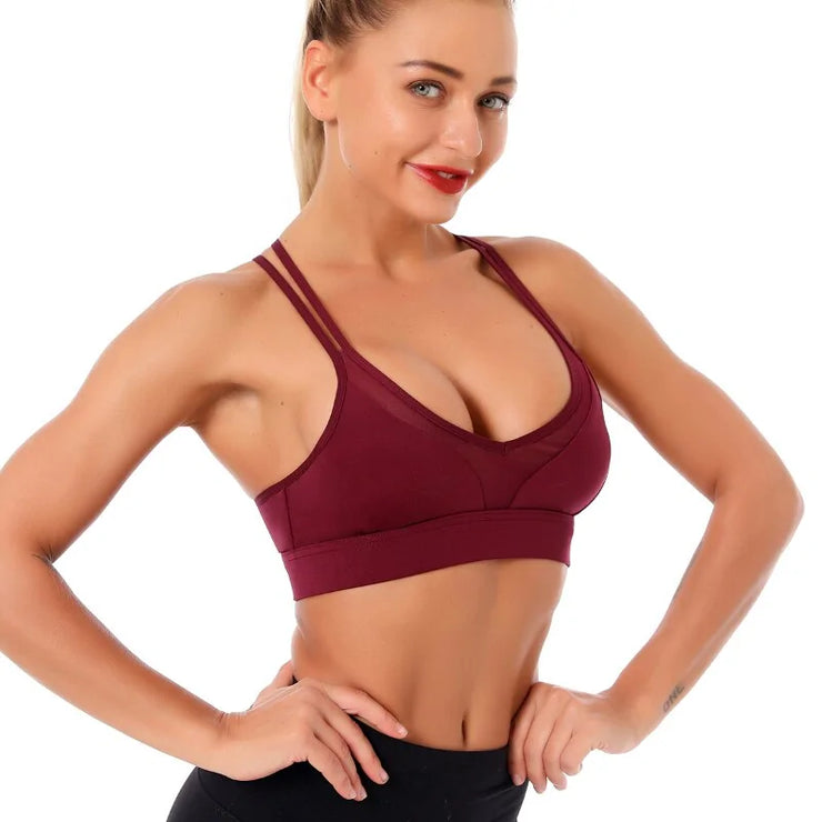 Sports Breathable Fitness Shockproof Bra A T FASHION STORE