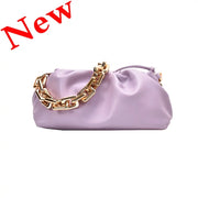 Soft Leather Cloud Bag: Women's Single Shoulder Purse A T FASHION STORE