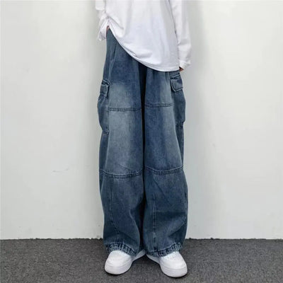 Women's Baggy Cargo Jeans A T FASHION STORE