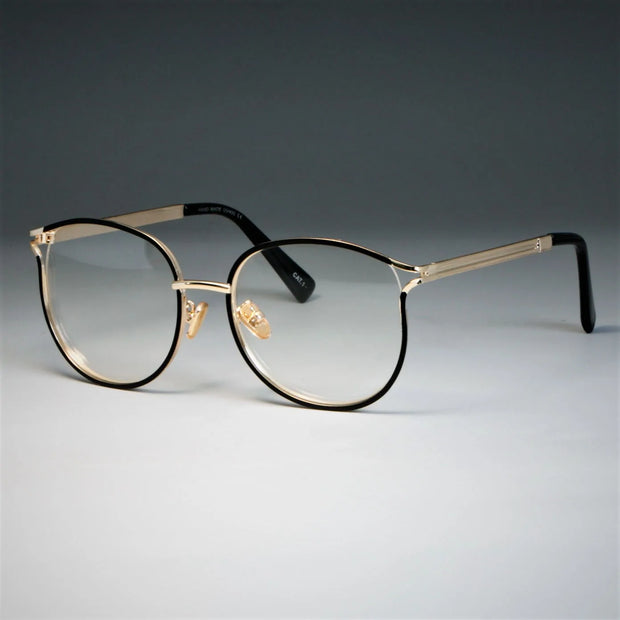 Cat Eye Glasses Metal Frames A T FASHION STORE