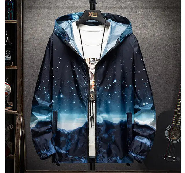 Mens Hooded Jacket A T FASHION STORE