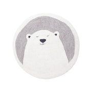 Round Carpet Children's Cartoon Bedroom Washable Fluffy Carpet AT home decorations