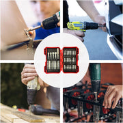 37 Piece Impact Screwdriver Bit Set Nut Driver Torx Phillips Tool Magnetic Drill A T FASHION STORE