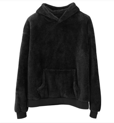 Double-sided Velvet Youth Hooded Sweater Men's Set A T FASHION STORE