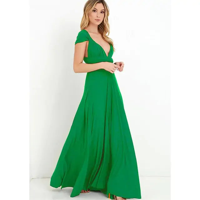 Long Wrap Dress A T FASHION STORE