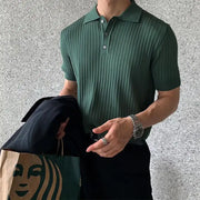 Short Sleeves Striped Polo AT Fashion store