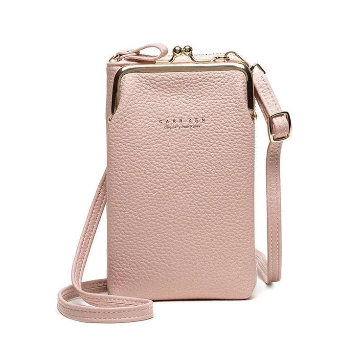 Women's Wallet Bag With Cell Phone Strap A T FASHION STORE