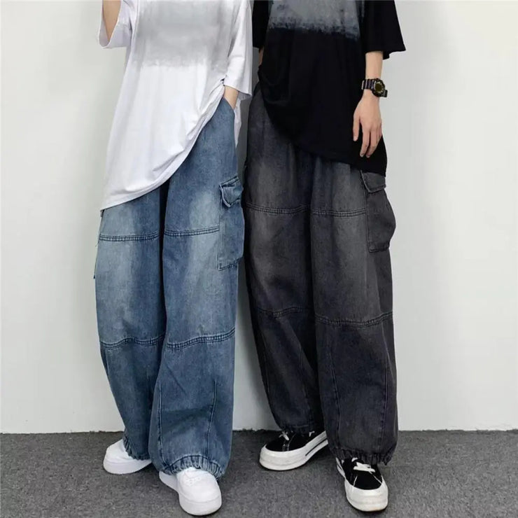 Women's Baggy Cargo Jeans A T FASHION STORE