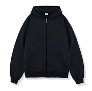 Autumn/Winter Terry Zipper Hoodie A T FASHION STORE