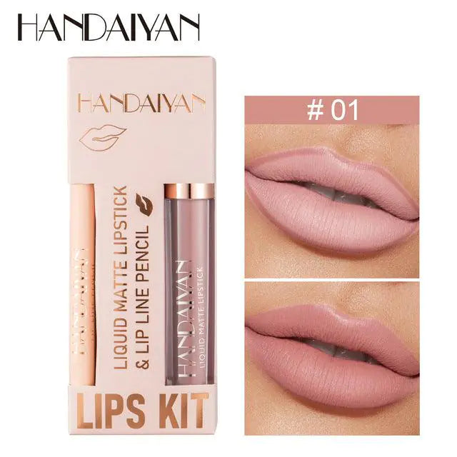 Matte Lipstick and Lip Liner A T FASHION STORE