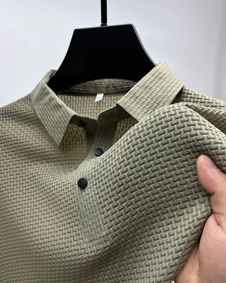 Breathable Polo Shirt A T FASHION STORE