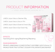 Sakura Skin Care Set 4-piece Set Cleansing Eye Cream Face Cream A T FASHION STORE