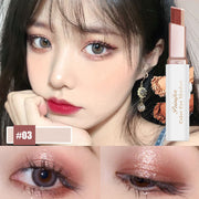 Lazy Eyeshadow Stick Stereo Gradient Shimmer Double Color Eye Shadow Pen Waterproof Easy To Wear Eyeshadow A T FASHION STORE