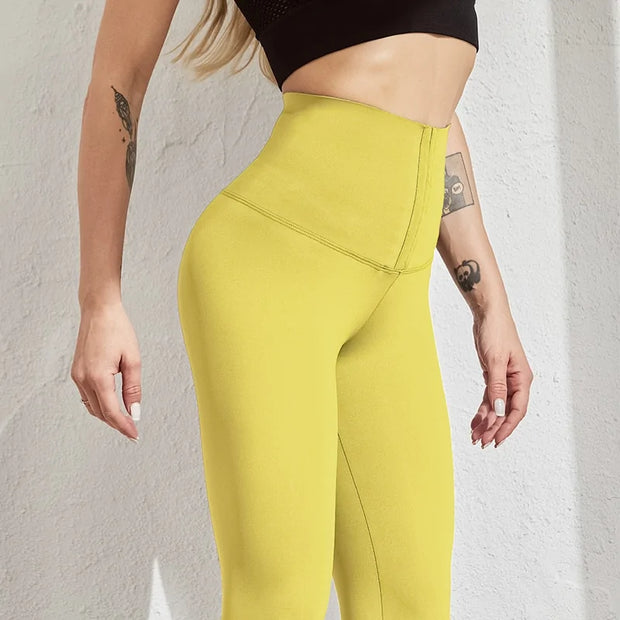 Women's High Waist Warm Leggings for Fitness Sports A T FASHION STORE