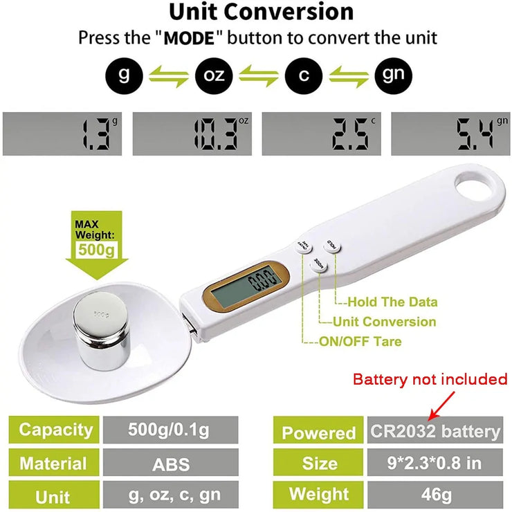 LCD Digital Kitchen Scale A T FASHION STORE