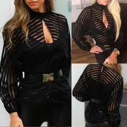 Women's Mesh Net Blouse A T FASHION STORE