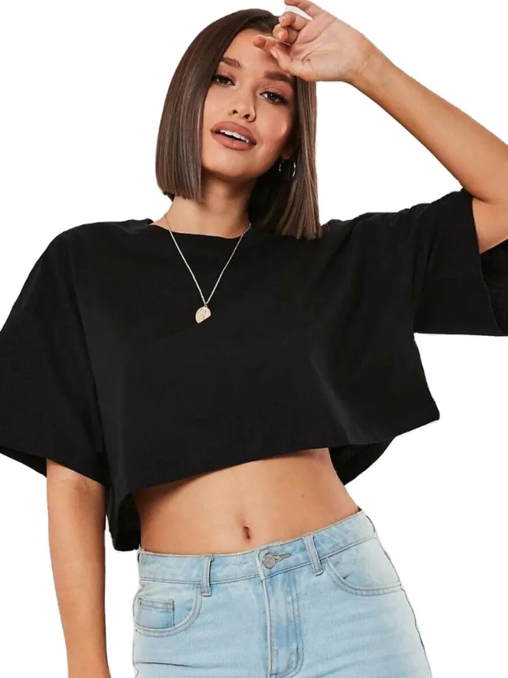 Women Crop Top A T FASHION STORE