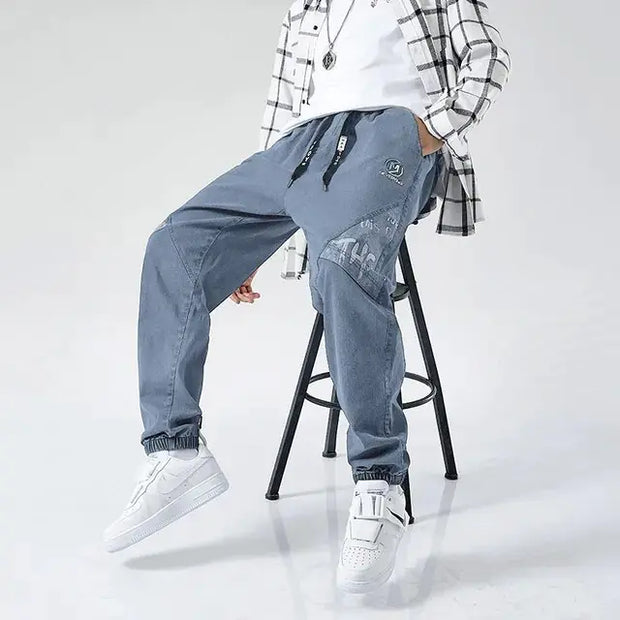 Jeans Men Loose Joggers A T FASHION STORE