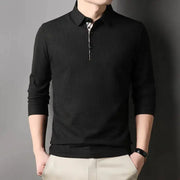 Long Sleeve Polo Shirt AT Fashion store