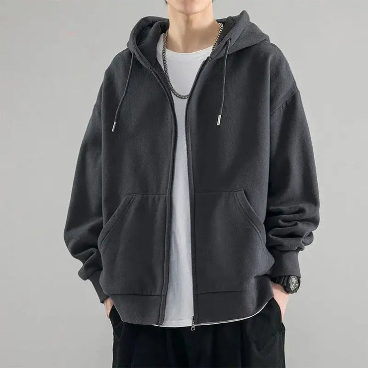 Zip Hoodie Sweatshirt A T FASHION STORE