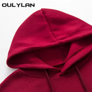 Oulylan Women's Crop Hoodies Sweatshirts A T FASHION STORE