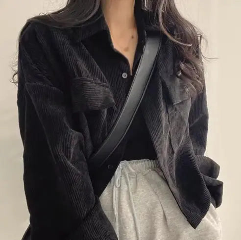 Oversized Crop Jacket A T FASHION STORE