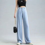 Women's Baggy Wide Leg Denim Pants A T FASHION STORE