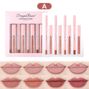 4pcs Lip Gloss Lip Liner Pen Set A T FASHION STORE