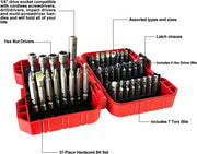 37 Piece Impact Screwdriver Bit Set Nut Driver Torx Phillips Tool Magnetic Drill A T FASHION STORE