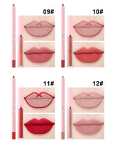 4pcs Lip Gloss Lip Liner Pen Set A T FASHION STORE