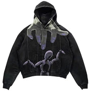 Fashion Casual Oversized Hoodies Jacket A T FASHION STORE