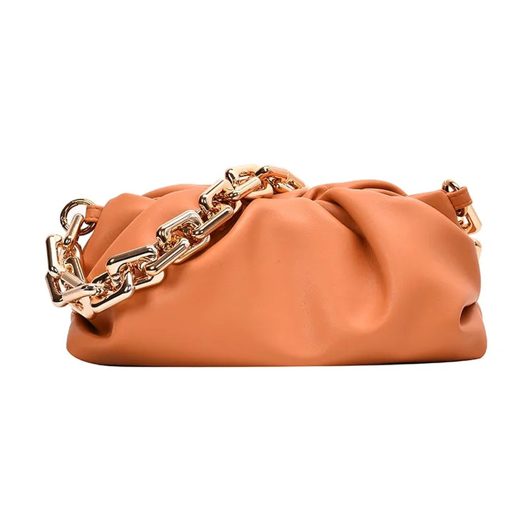 Soft Leather Cloud Bag: Women's Single Shoulder Purse A T FASHION STORE