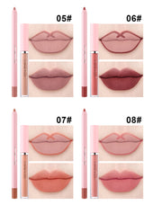 4pcs Lip Gloss Lip Liner Pen Set A T FASHION STORE