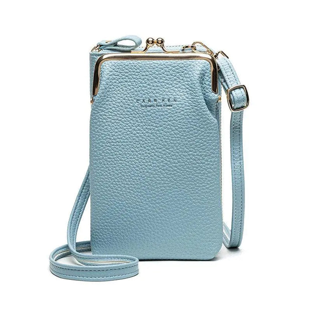 Women's Wallet Bag With Cell Phone Strap A T FASHION STORE