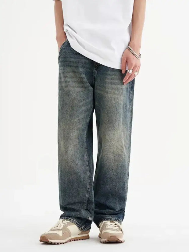 Vintage Washed Jeans A T FASHION STORE