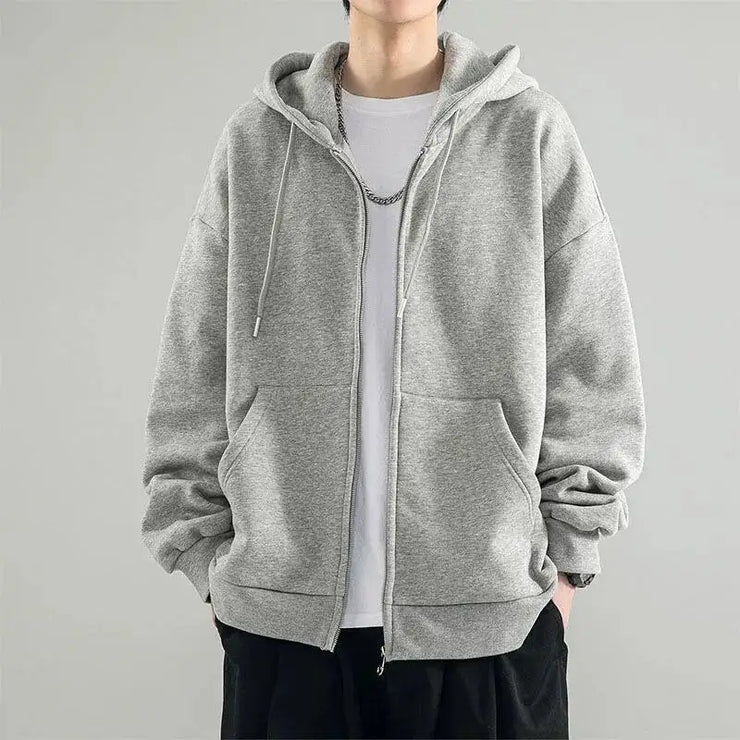 Zip Hoodie Sweatshirt A T FASHION STORE