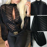 Women's Mesh Net Blouse A T FASHION STORE